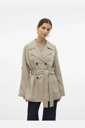 VERO MODA Trenchcoat Vmloubea Mantel für Damen - L