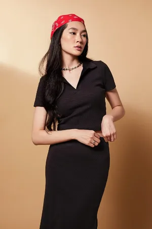 DeFacto Polo-shirt Mit Geripptem Camisole Und Kurzen Ärmeln A0379ax23sm für Damen - XS