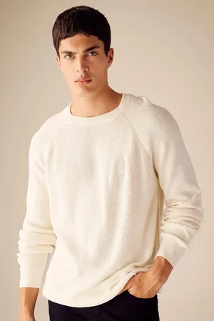 DeFacto Standard-passform, Normaler Schnitt, Fahrradkragen, Basic, Einfarbig, Strickpullover A8458ax23au für Herren - L