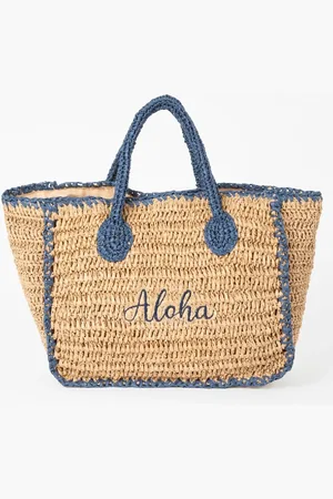 DeFacto Handtasche Aus Korbgeflecht Mit Textstickerei B9278axns für Damen - One Size