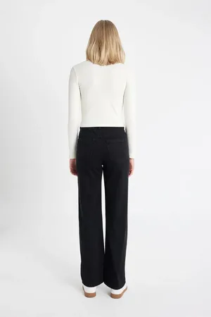 DeFacto 90er-jahre-jeanshose Mit Hoher Taille Und Weitem Bein für Damen - 32