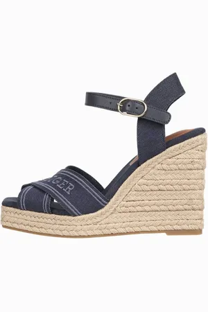 Tommy Hilfiger Wedge Espadrilles High Wedge Hausschuhe für Damen - 39