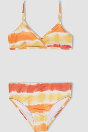 DeFacto Gemustertes Bikini-set Für Mädchen für Damen - 8–9 Jahre