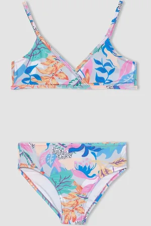 DeFacto Gemustertes Bikini-set Für Mädchen C0328a824sm für Damen - 8–9 Jahre