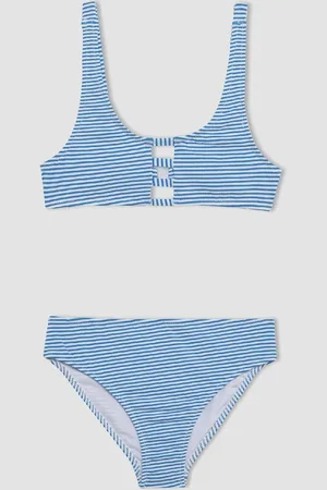 DeFacto Gestreiftes Bikini-set Für Mädchen - für Damen - 11–12 Jahre