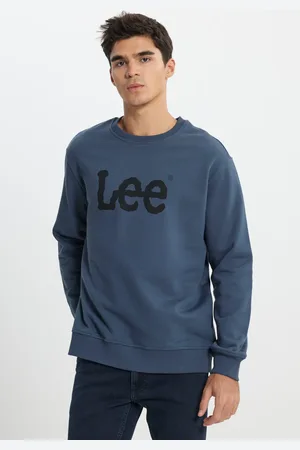 Lee Sweatshirt Mit Rundhalsausschnitt Und Normaler Passform Aus 100 % Baumwolle für Herren - 3XL