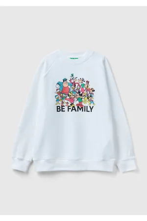 Benetton Weißes Sweatshirt Mit Disney-charakter-slogan-aufdruck Für Jungen für Herren - 7–10 Jahre