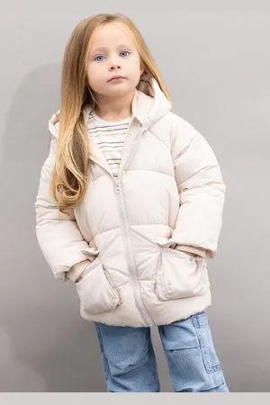 DeFacto Wasserabweisender Fleece-mantel Mit Kapuze Für Babys – C5300a524au für Damen - 3–4 Jahre