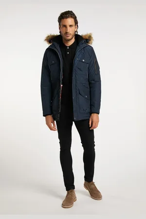 Dreimaster Wattierter Winterparka für Herren - XL