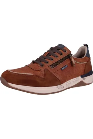 Mustang Low Sneaker Low Top 4164305 307 Cognac Kunstleder für Herren - 45