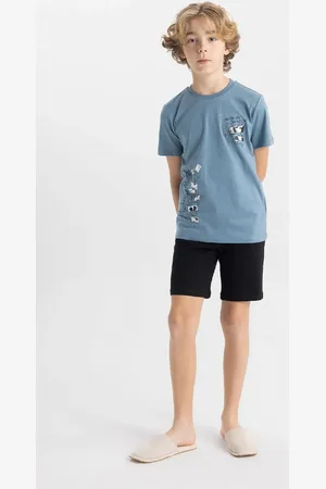 DeFacto Disney Mickey & Minnie Pyjama-set Für Jungen – Kurzarm, C7914a824sm für Herren - 8–9 Jahre