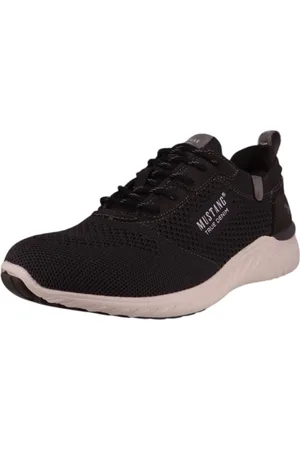 Mustang Low Sneaker Low Top 4132310 20 Dunkelgrau Textil für Herren - 42