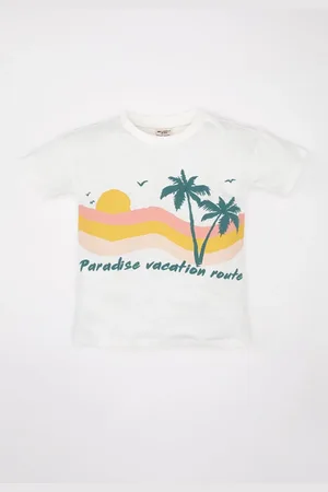 DeFacto Baby Boy Kurzarm-t-shirt Mit Rundhalsausschnitt C9098a524sm für Herren - 9–12 Monate