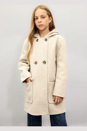 DeFacto Stempelparka Mit Kapuze Für Mädchen – für Damen - 8–9 Jahre