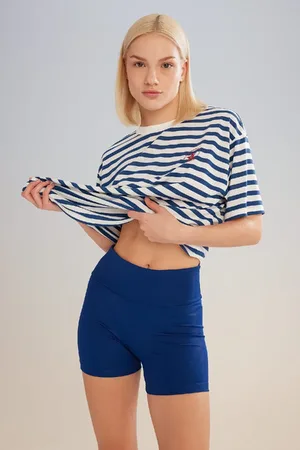 DeFacto Fit Biker Sport-leggings Mit Schwerer Taillenbetonung Aus Stoff für Damen - XS
