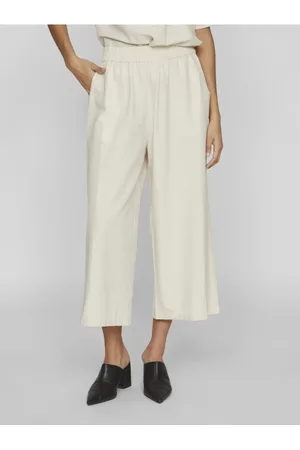 VILA Kurz Geschnittene Hose Mit Hoher Taille für Damen - 40
