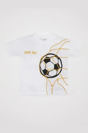 DeFacto Baby-jungen-fußball-bedrucktes T-shirt Mit Rundhalsausschnitt – Kurze Ärmel D1487a524sm für Herren - 18–24 Monate