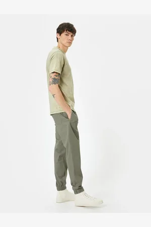 Koton Joggerhose Slim Fit Chino Taille Schnürung Tasche Detailliert für Herren - 40