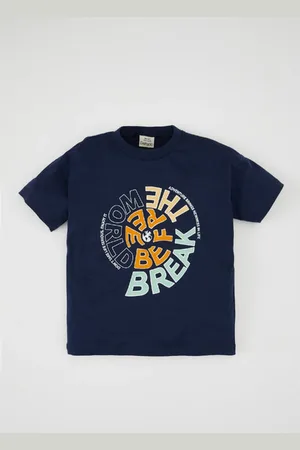 DeFacto Baby Boy Kurzarm-t-shirt Mit Rundhalsausschnitt D3825a524sm für Herren - 9–12 Monate