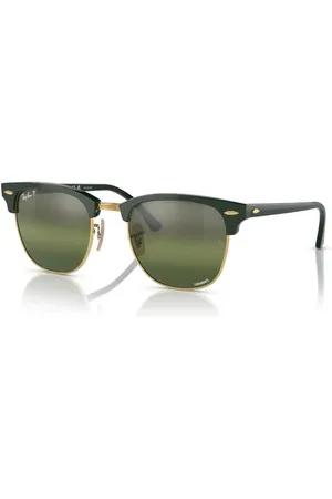 Ray-Ban Clubmaster Chromance Polarisierte Sonnenbrille Rb 3016 1368g4 55 für Herren - One Size