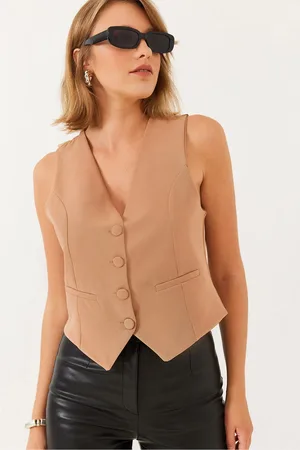 Bianco Lucci Mbms009 Weste Modell für Damen - L