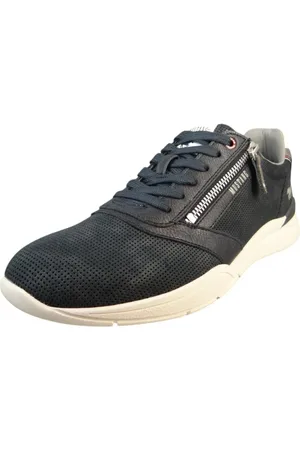 Mustang Low Sneaker Low Top 4138311 820 Navy Kunstleder für Herren - 44