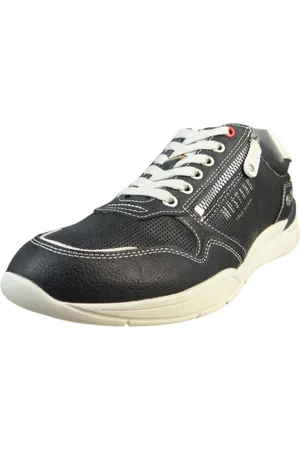 Mustang Low Sneaker Low Top 4138309 820 Navy Kunstleder für Herren - 44