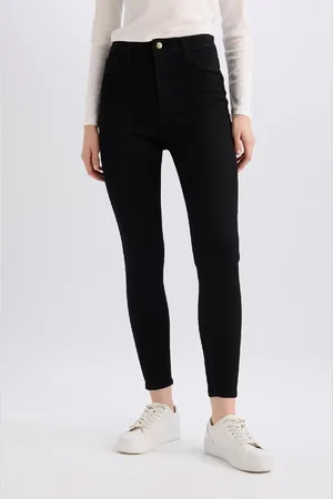 DeFacto Jegging Mit Hoher Taille – Basic-jeans Mit Schmalem Bein für Damen - 38