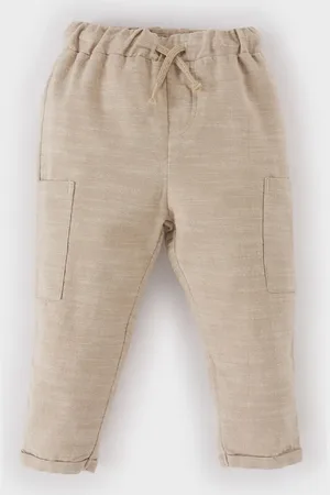 DeFacto Baby-jungenhose Mit Elastischem Bund Und Geradem Bein für Herren - 9–12 Monate