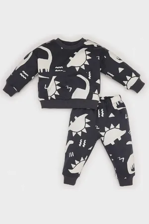 DeFacto Sweatshirt Mit Dinosaurier-print Und Jogginghose Mit Elastischem Bund Für Babys – E0674a524wn für Herren - 12–18 Monate