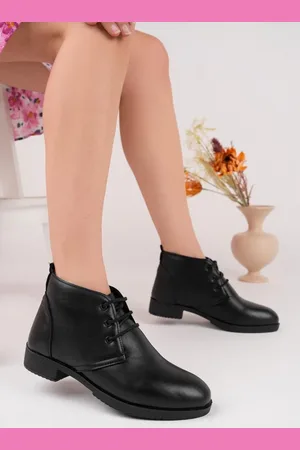 Muggo Stilvolle Und Bequeme Stiefel Mit Garantierter -schnürung für Damen - 36