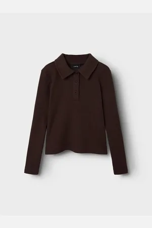NAME IT Polo Shirt Langarm für Damen - 158-164