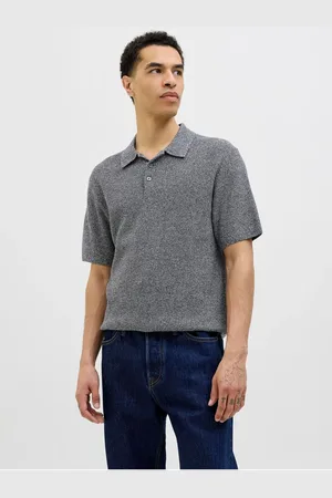 JACK & JONES Poloshirt Einfarbig Poloshirt für Herren - L