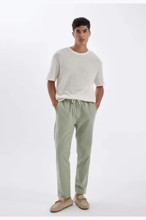 DeFacto Joggerhose Aus Baumwolle Mit Schmalem Bein, Elastischer Taille Und Schnürung Mit Taschen Z6475az24au für Herren - 40