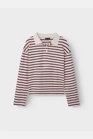 NAME IT Polo Shirt Streifen für Damen - 122/128