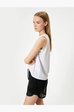 Koton Sports Basic Athlete Bequeme Passform Mit Rundhals für Damen - M