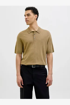 JACK & JONES Poloshirt Einfarbig Poloshirt für Herren - M