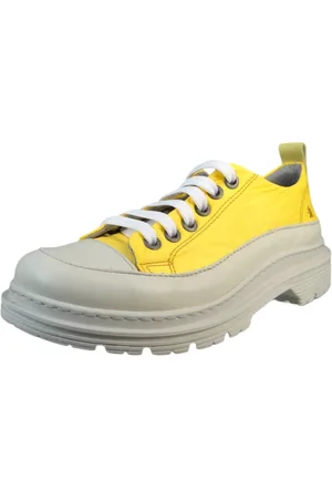 Art Low Sneaker Birmingham Low Top 1894 Yellow Textil Mit Softlight Fußbett für Damen - 40