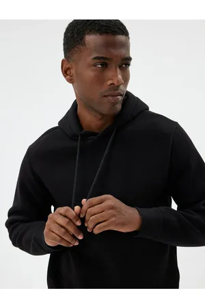 Koton Basic-kapuzenpullover Aus Baumwolle Mit Kapuze für Herren - M