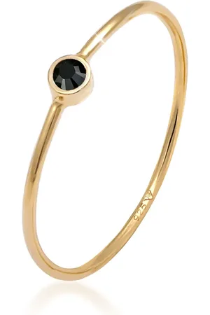 Elli Ring – 925er-sterlingsilber Mit Minimalem Wasserzeichenkristall für Damen - 52