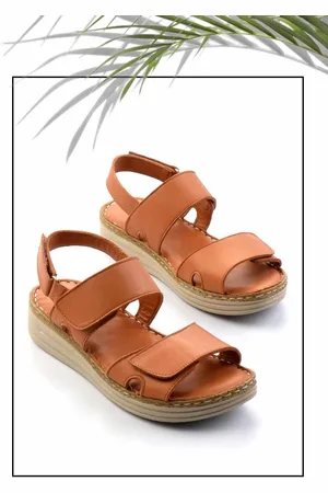 Disney Braune Sandalen Aus Echtem Leder K 05281202703 für Damen - 36