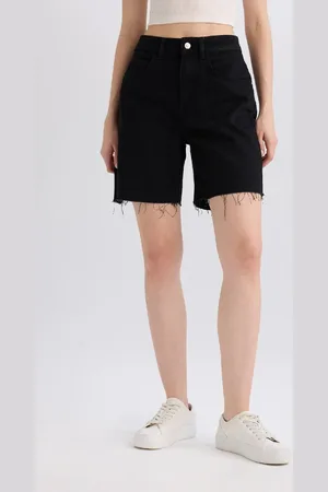 DeFacto Jeans-bermudashorts Mit Hoher Taille C2452ax24sm für Damen - 40