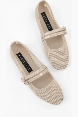 Shoeberry Ballerinas „lume Skin Mesh“ Mit Gürtel für Damen - 40