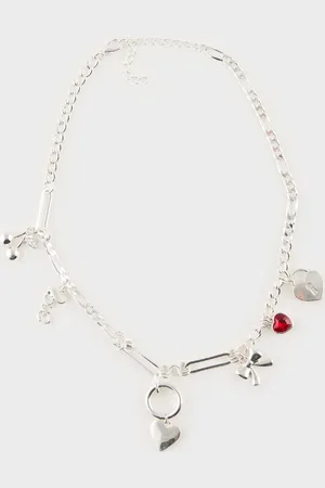 DeFacto Silberne Detaillierte Charm-halskette für Damen - One Size