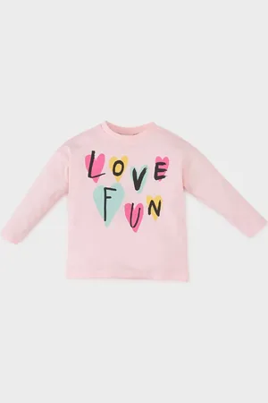 DeFacto Bedrucktes Langarm-t-shirt Mit Rundhalsausschnitt Für Babys Und Mädchen für Damen - 24–36 Monate