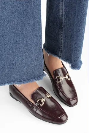 Shoeberry Ballerinas Daze Burgundy Skin für Damen - 40