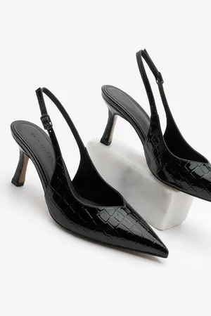 Marjin Stiletto Spitze Zehe Croco Slingback Schuhe Mit Absatz Andis Croco - 37