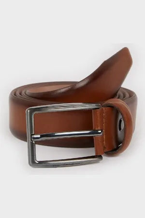 DeFacto Jeansgürtel Aus Leder Mit Neujahrsmotiv E1083axns für Herren - 90