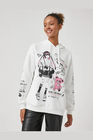 Koton Raised Sweatshirt Mit Kapuze, Bedruckt, Langärmelig, Entspannte Passform für Damen - XL
