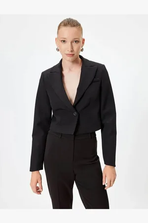 Koton Zweireihige Crop-blazer-jacke Mit Knöpfen für Damen - 34